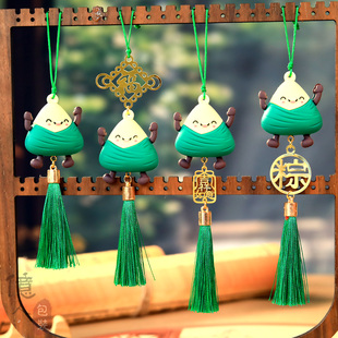 端午节橡胶小挂件商场物业端午礼盒装饰儿童礼物活动布置装饰道具