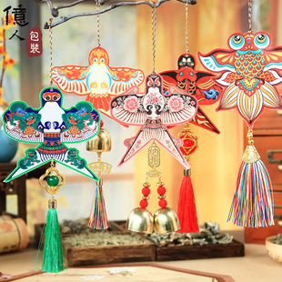 马年新年过年装饰纸鸢毡布挂件商场物业活动布置装饰道具春节礼物
