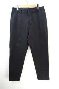 秋款九平道新品单农男士ZUEE术针织宽松休闲日系微弹九分小脚跨裤