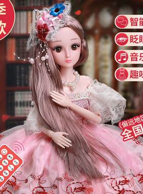 60厘米芭比的礼物洋娃娃套装女孩公主大号仿真女孩过家家玩具礼盒