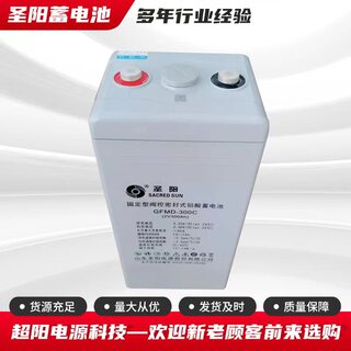 圣阳GFMD-100C 200C 300C阀控式铅酸蓄电池2V100AH200AH300AH电瓶