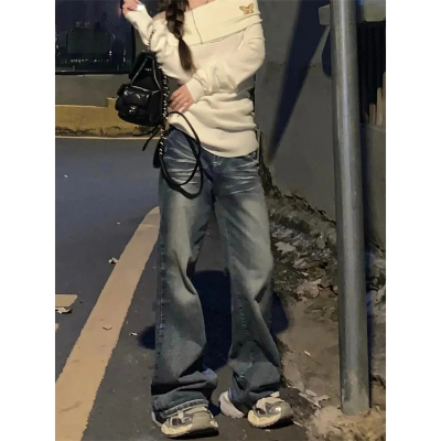 微喇裤长裤常规牛仔布秋季包邮