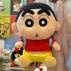 蜡笔小新毛绒玩具睡觉抱枕可爱公仔玩偶超软布娃娃生日礼物男女孩