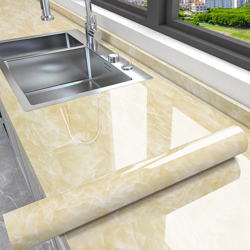 厨房防油贴纸防水自粘墙纸灶台面保护垫橱柜桌面大理石贴膜厨房贴,家居饰品,软装墙贴,淘宝优惠券,粉丝福利购,淘宝优惠卷