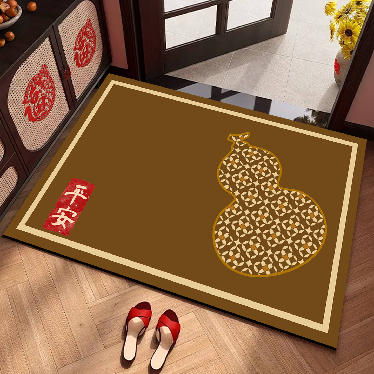 玄关入户平安葫芦防滑门垫