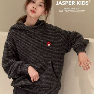 特价波拉bora韩国童装2025秋冬装男女童卫衣儿童洋气上衣JASPER