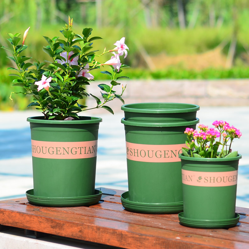 加仑盆创意树脂塑料花盆 阳台种花种菜多肉栽绿萝园艺花盆