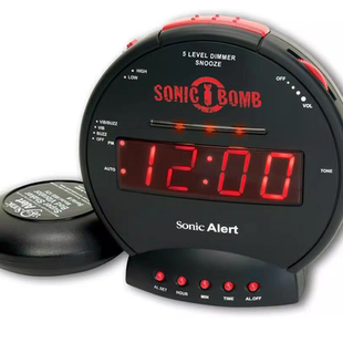 Sonic SBB500SS Alert AlarmClock闹钟 Loud Dual Bomb 现货Sonic