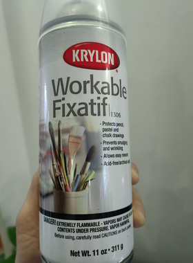 正品现货 Krylon crystal clear透明喷漆防潮防污保护光泽涂层