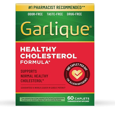 美国代购Garlique Garlic Extract Supplement, Healthy Choleste