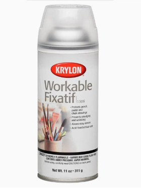现货Krylon K01306 Workable Fixatif SprayClear11-OunceAerosol