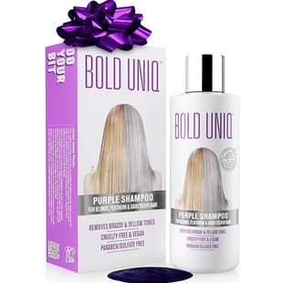 Shampoo Purple for Blonde Toning Bold Hair Uniq