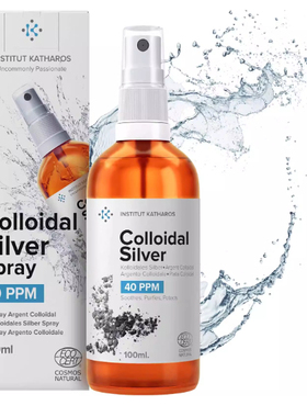 美国代购Colloidal Silver Liquid 3.4 fl oz Spray ● Bioactive