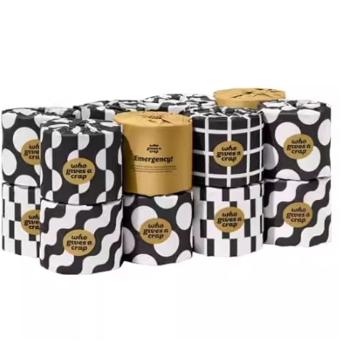 Who Gives A Crap 100% Bamboo Toilet Paper， 16 Rolls， 3 Pl