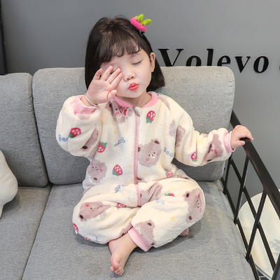 掌击掌家居服睡袋卡通