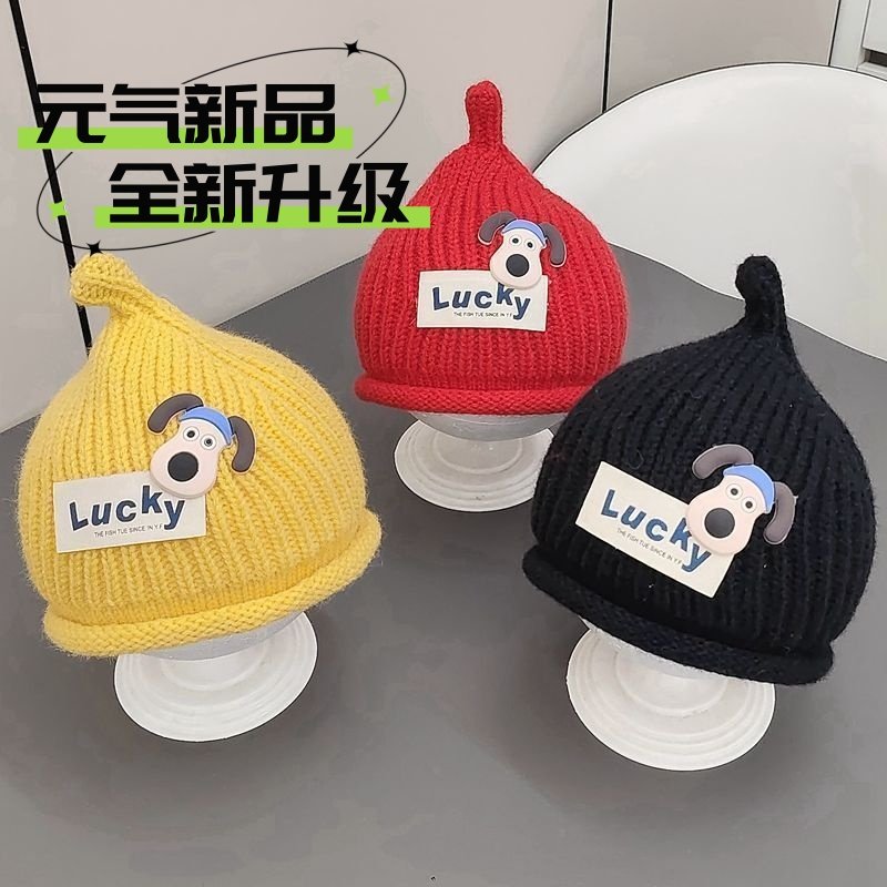 婴幼儿毛线帽秋冬套头帽