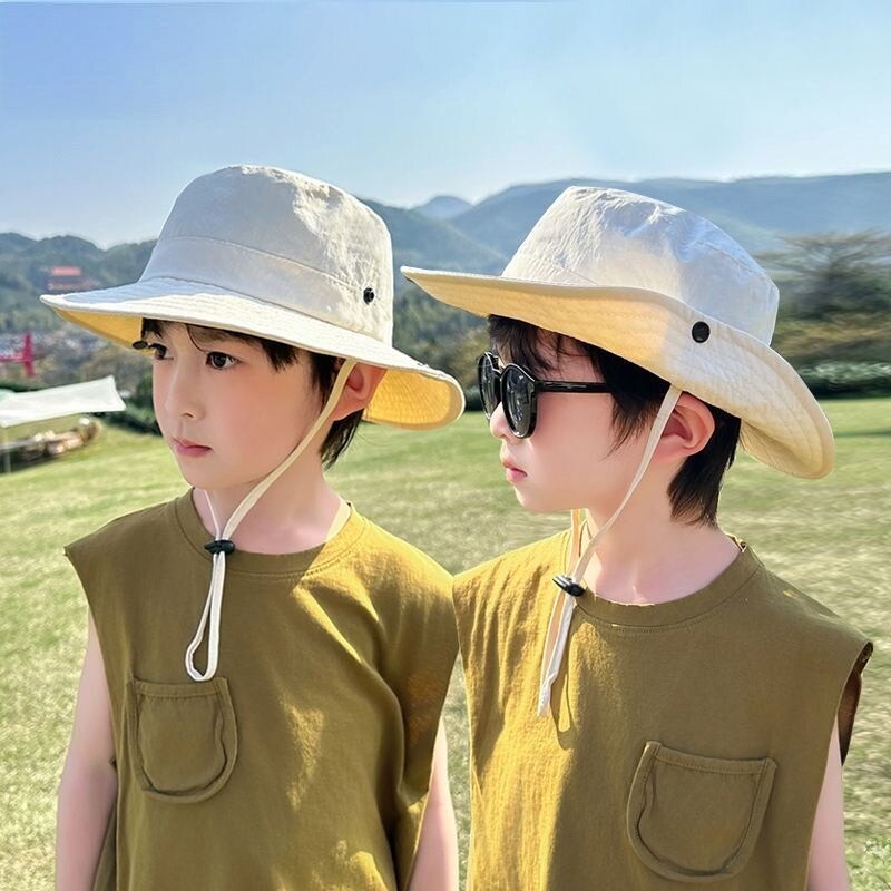 宝宝夏季遮阳帽速干登山帽子薄款