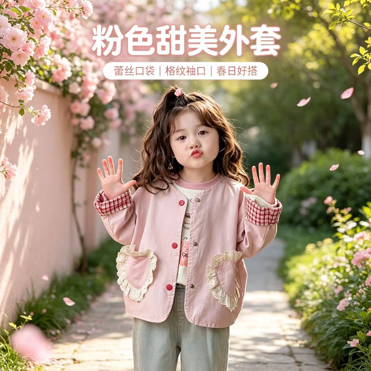 2026新款儿童洋气韩版春装女宝宝