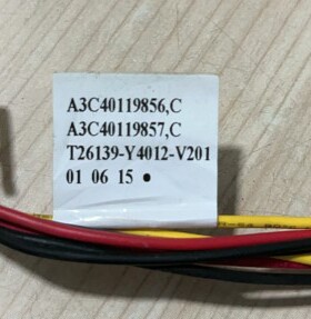 A3C40119856,C A3C40119857,C  T26139-Y4012-V201供电线