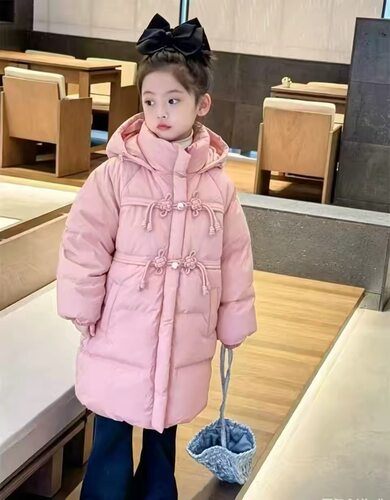 545哈哈家 反季清 女童冬季新款洋气韩版时髦百搭羽绒服外套