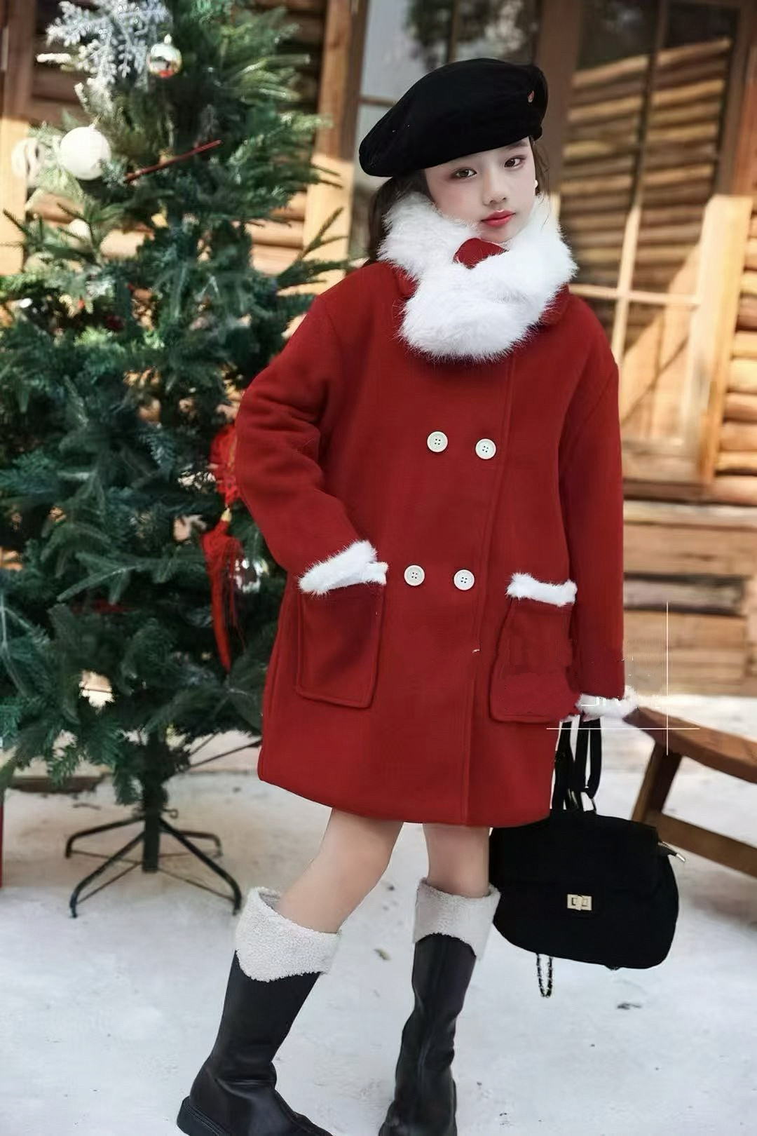 765哈哈家 女童秋冬新款洋气韩版时髦休闲加厚毛呢大衣外套,童装/婴儿装/亲子装,普通外套,淘宝优惠券,粉丝福利购,淘宝优惠卷