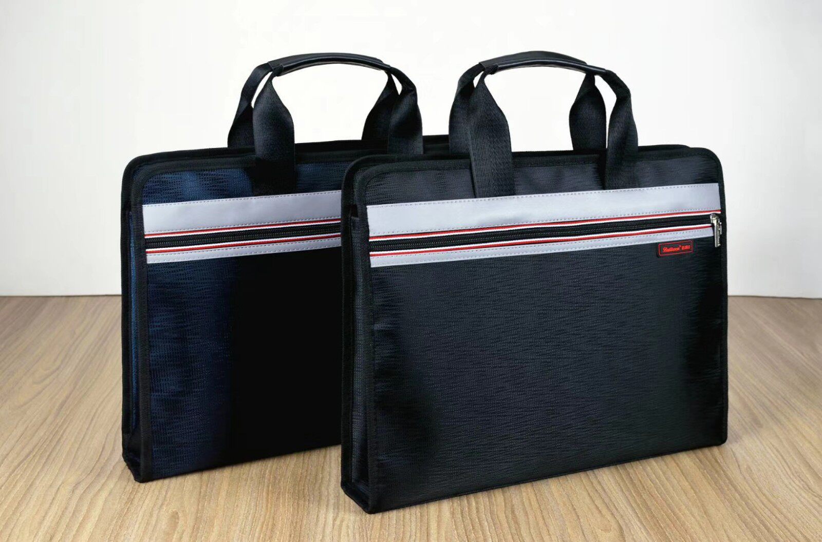 BAILIWEN 회의 가방 문서 가방 문서 가방 0060 입체 게리 라이닝 더블 레이어 휴대용 문서 가방 서류 가방