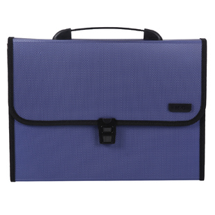 晨光风琴包多功能商务手提包A4多层文件整理包12格资料包AWT90959