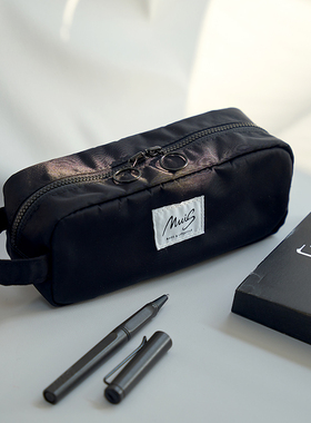 MUIS目意思 长方体ins男女初高中学生笔袋简约大容量文具盒铅笔袋