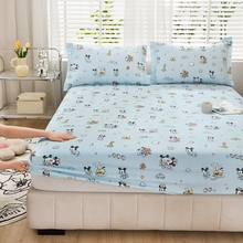 单人双人充气床垫床罩户外露营床定做气垫床套纯棉床笠加高40cm