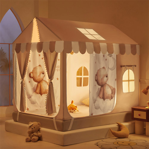 城堡蚊帐全包分床神器儿童小房子