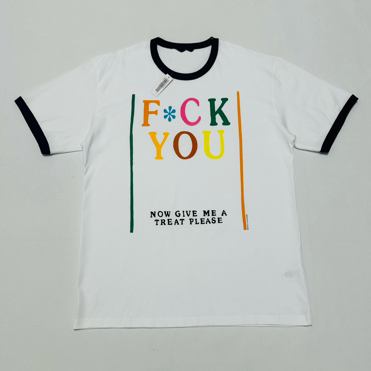F*CK T恤MIKE KELLEY 联名款RINGER S/S TOP趣味字母短袖脏话tee图片
