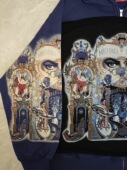 HOODED加绒拉链帽衫 25fw联名MICHAEL ZIP JACKSON DANGEROUS