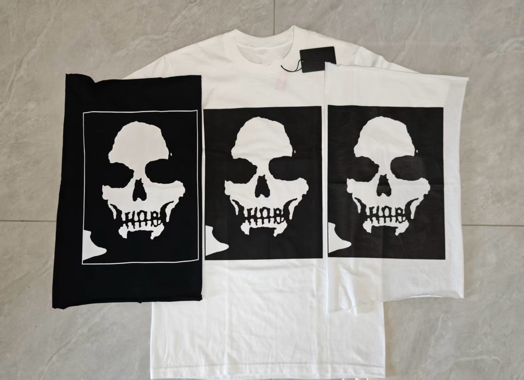 曼森T恤 NUMBER(N)INE 联名款 MANSON TEE 骷髅头印花短袖潮牌