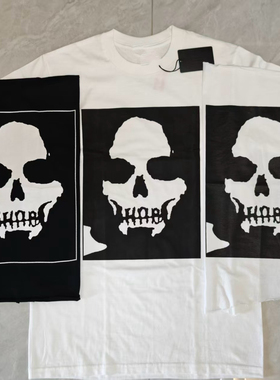 曼森T恤 NUMBER（N）INE 联名款 MANSON TEE 骷髅头印花短袖潮牌