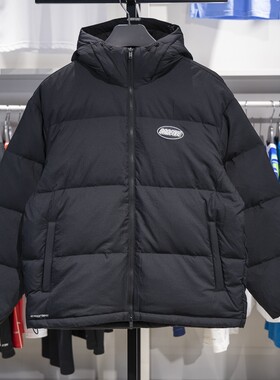 李宁短羽绒服男子2024冬季反伍防泼水宽松80%鸭绒保暖外套AYMU197