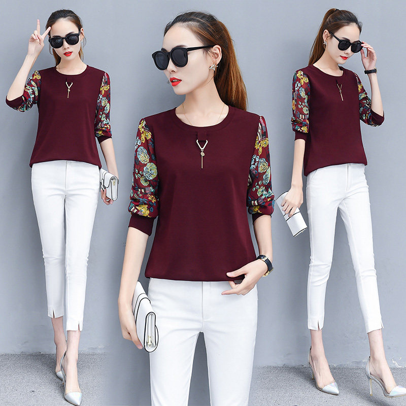 pure cotton middle age mom Long sleeve Primer Blouse jacket In paragraph Autumn coat Internal lapin the Women's clothing/Boutique , T-shirt  category - from Buy2taobao.com to provide professional Taobao agent buy service