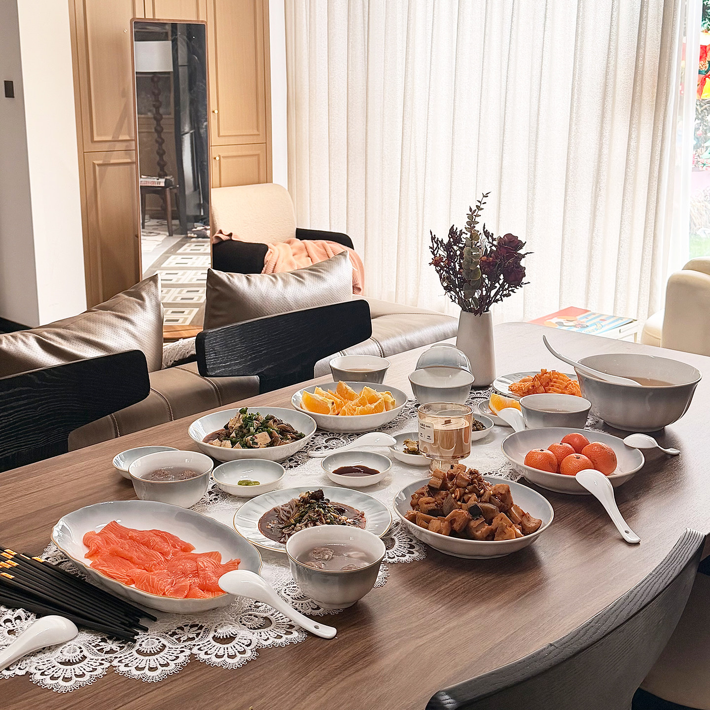 釉下彩2026新款新中式碗盘碗碟套装家用渐变餐具乔迁送礼碗具组合,餐饮具,碗,淘宝优惠券,粉丝福利购,淘宝优惠卷