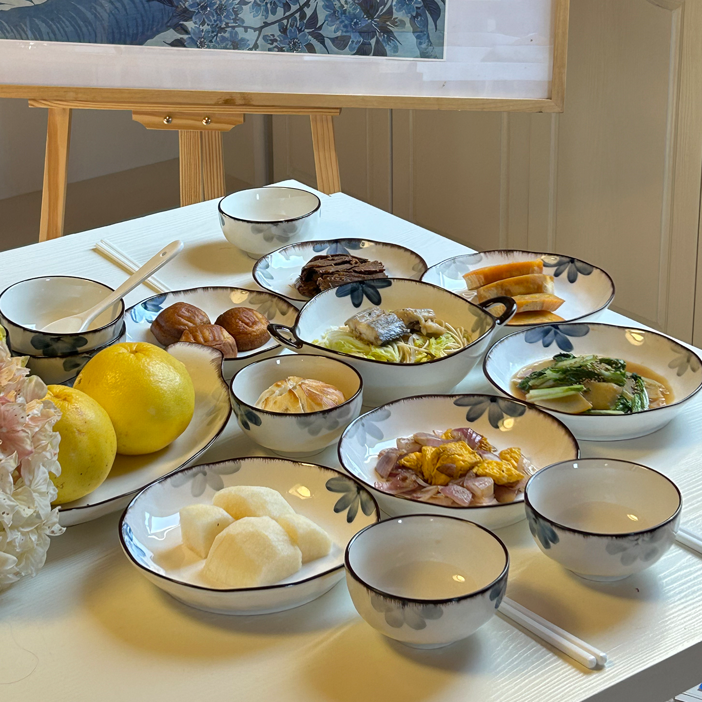 釉下彩2025新款碗碟套装