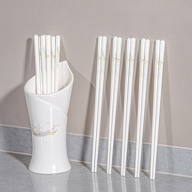 高档景德镇陶瓷抗菌防霉筷子