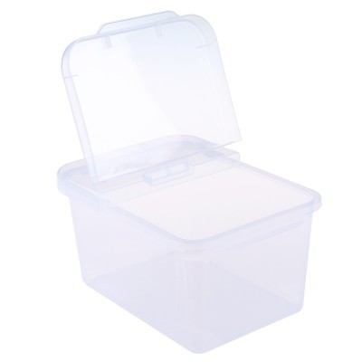 家用小号防虫防潮密封米桶杂粮储存盒保鲜盒透明药箱杂物收纳盒