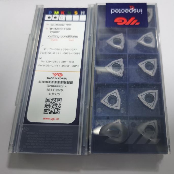 韩国YG  U钻刀片  WCMX 06T304  07T308  SPMX 07T308 140512