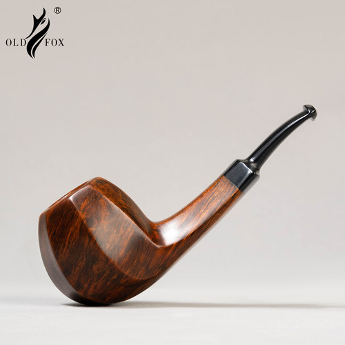 老狐狸八面深色精品手工烟斗西班牙进口石楠木3mm烟道坎伯兰烟嘴