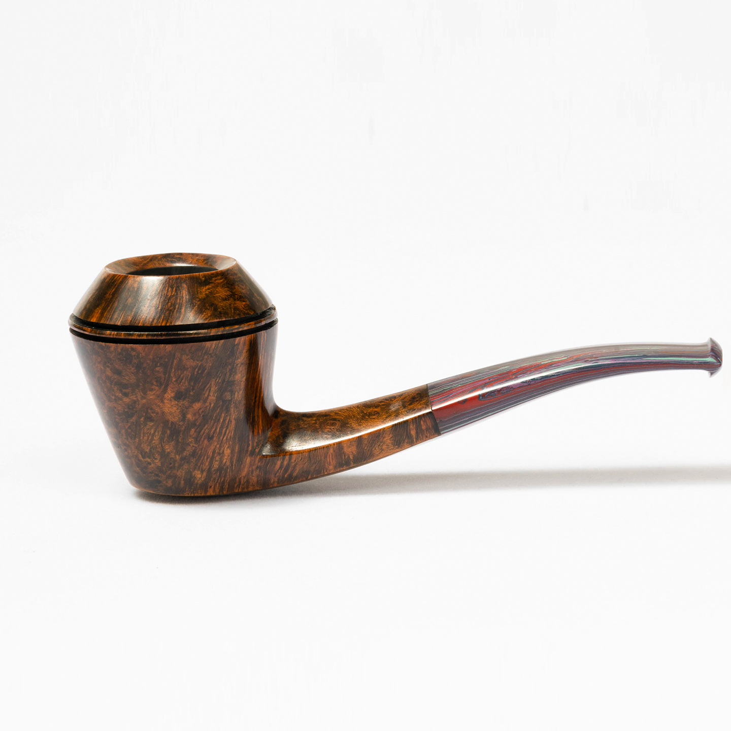 老狐狸手工烟斗西班牙石楠木3mm过滤烟道进口坎伯兰材质烟嘴