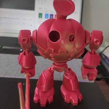 3d打印南瓜骷髅机甲战士可活动关节室内摆件装饰儿童生日礼物玩具