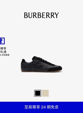 皮革KnightRunner运动鞋BURBERRY