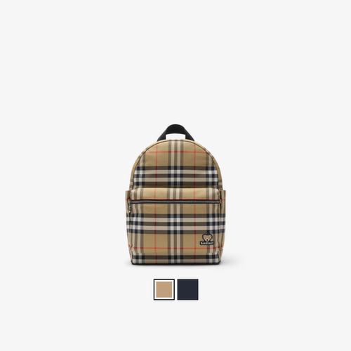儿童格纹双肩包BURBERRY