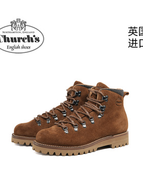 Church's英国进口秋冬商务休闲百搭男士手工牛皮马丁短靴 POULTON