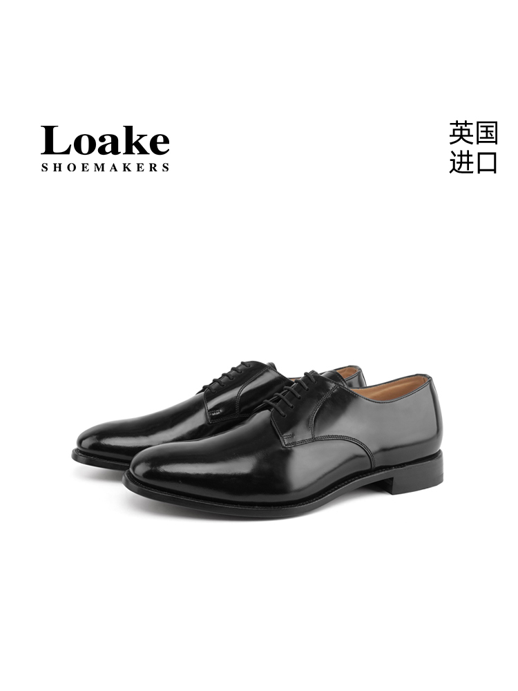Loake英国进口经典婚鞋德比皮鞋男士手工固特异商务正装皮鞋205