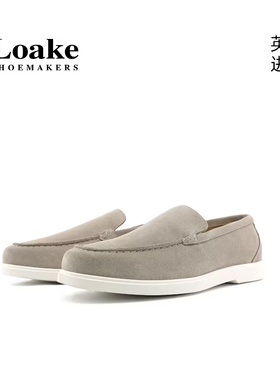 Loake英国进口新款经典乐福鞋男士时尚休闲一脚蹬懒人皮鞋TUSCANY
