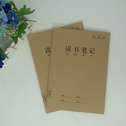 牛皮纸读书笔记好词佳句摘抄本
